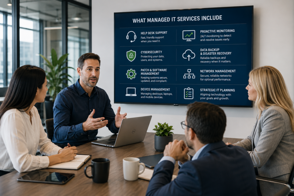 Business-team-reviewing-managed-IT-services-tech-planning