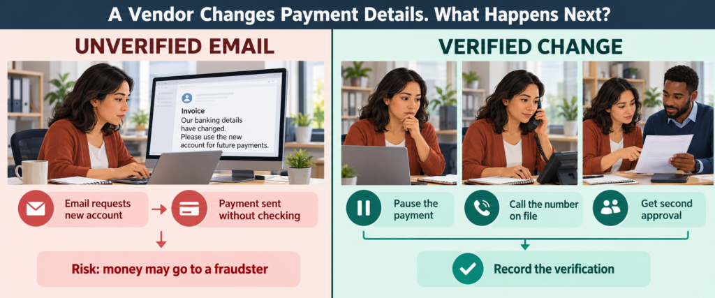 Vendor Changes Payment Details. What Happens Nex